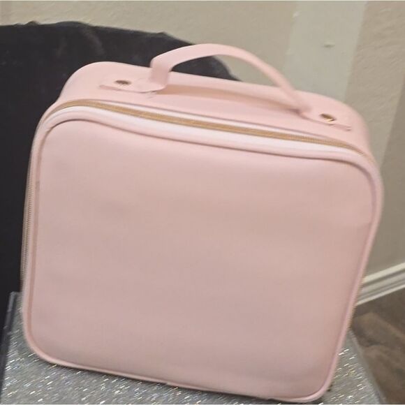 Prive Cosmetic Organizer w/LED Mirror- Pink - Picture 11 of 13